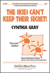 The Skies Can't Keep Their Secret! Two-Part choral sheet music cover